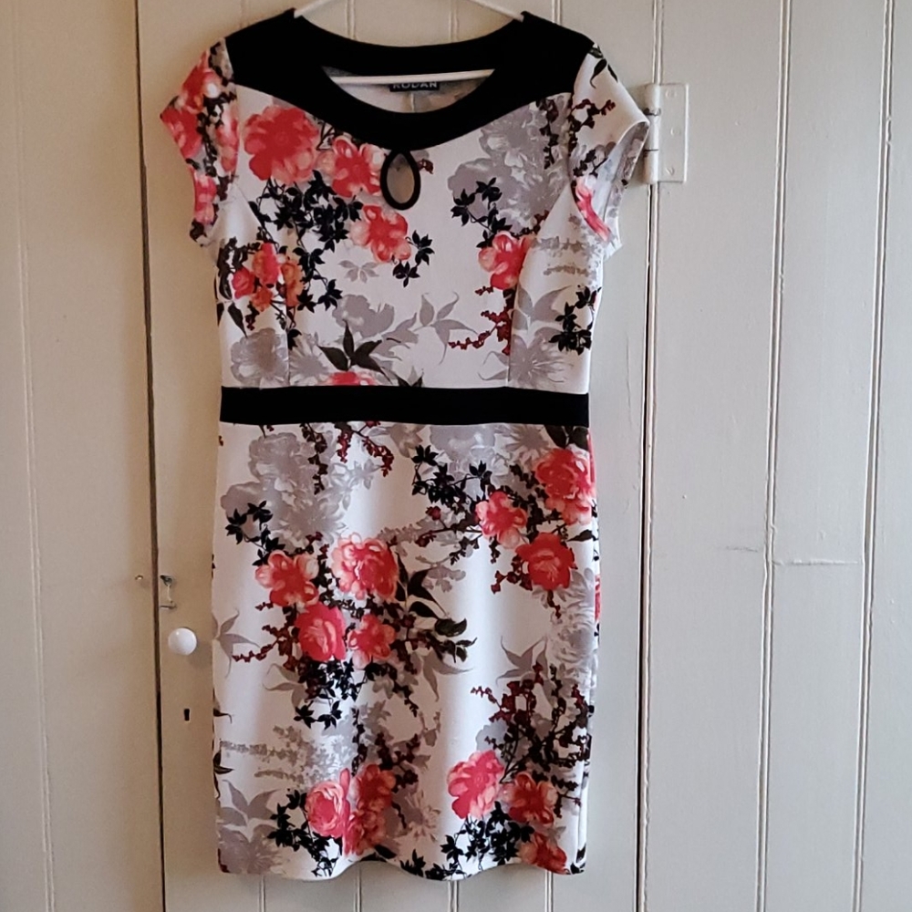 Rodan $20 Fall Keyhole Dress Size Large
